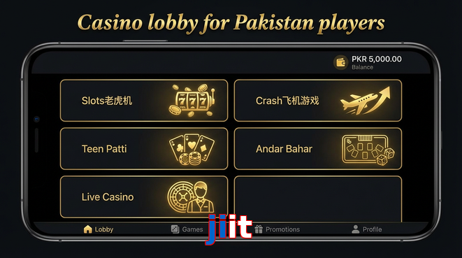 Lobby view of Jiit for Pakistan users